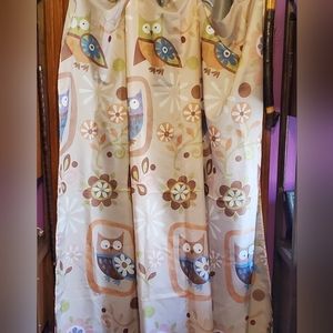 Cute Owl Shower Curtain